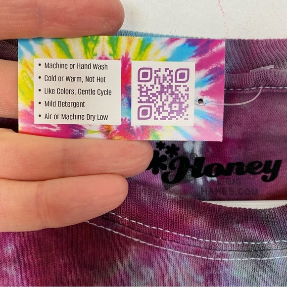 Handmade Geode Tie Dye Tee Tshirt Mens Large Unisex Cotton Short Sleeve T-Shirt - Picture 9 of 13